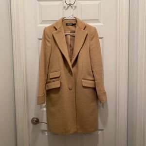 Ralph Lauren | Brushed Wool Camel Coat